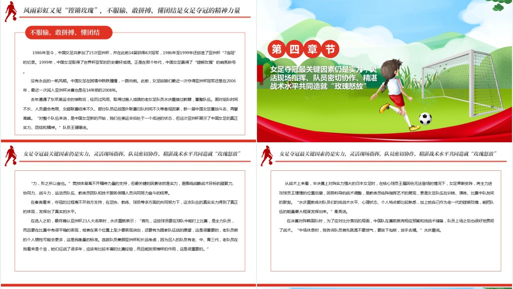 小学学习女足精神PPT课件 小学学习女足精神PPT课件