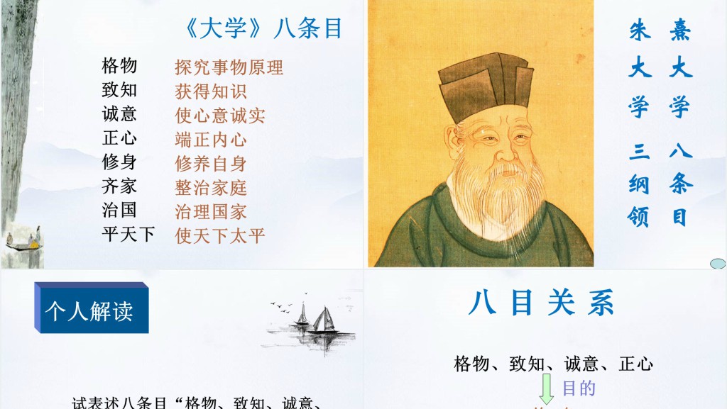 中国文化经典研读《大学》PPT课件 中国文化经典研读《大学》PPT课件