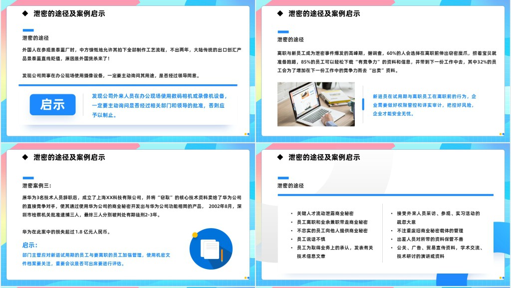 企业开展保密管理培训PPT课件 企业开展保密管理培训PPT课件