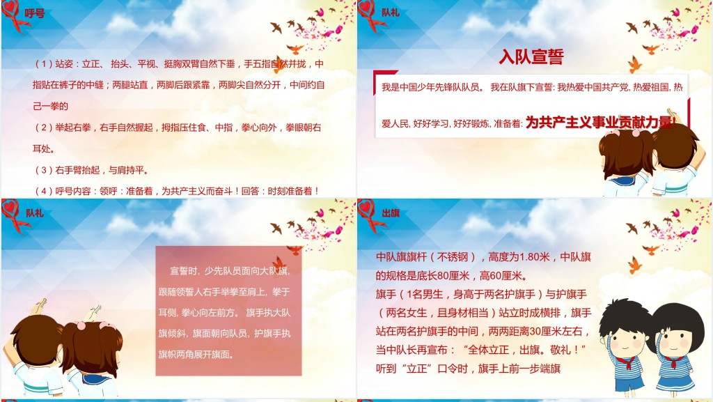 少先队礼仪基本规范教育PPT课件 少先队礼仪基本规范教育PPT课件