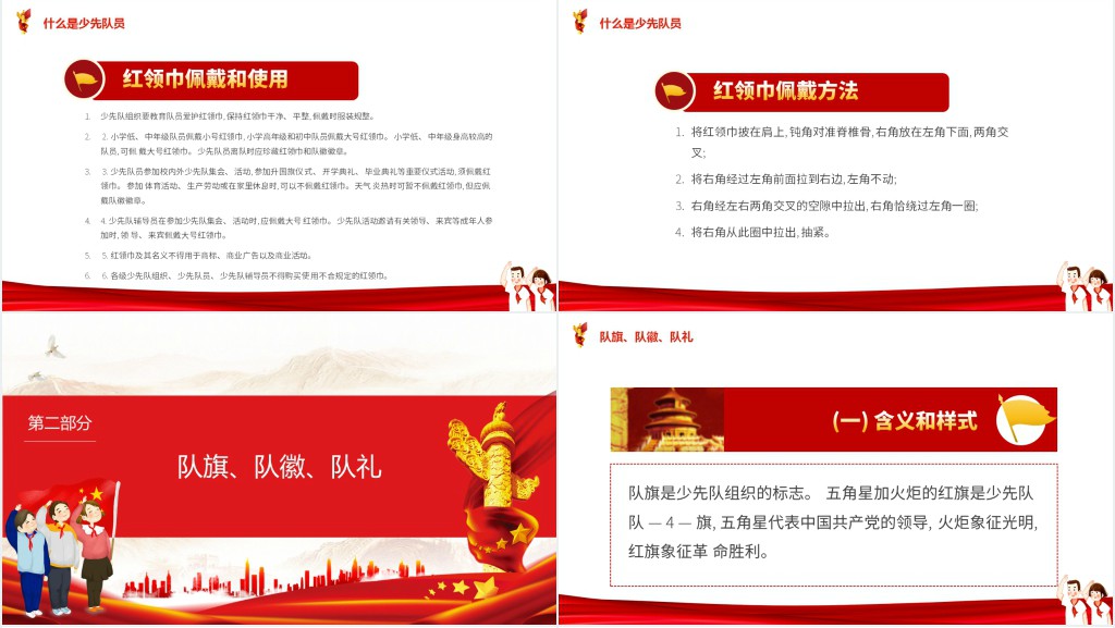 少先队标准队礼仪基本规范PPT课件 少先队标准队礼仪基本规范PPT课件