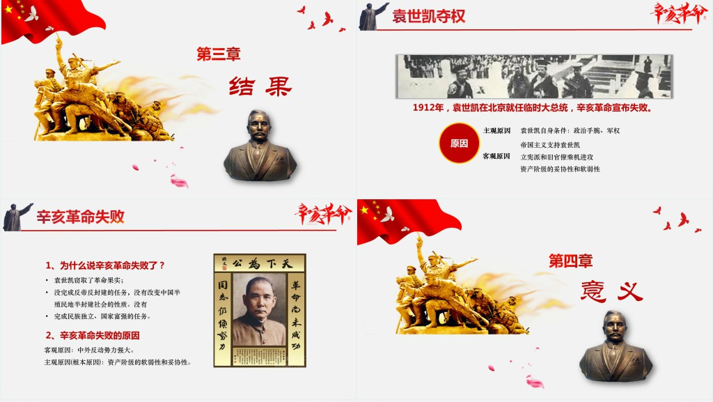 历史党政辛亥革命PPT党课 历史党政辛亥革命PPT党课