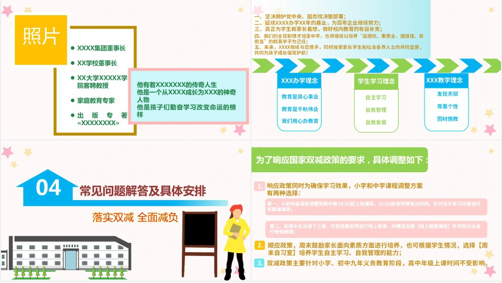 双减政策家长会说明会PPT课件