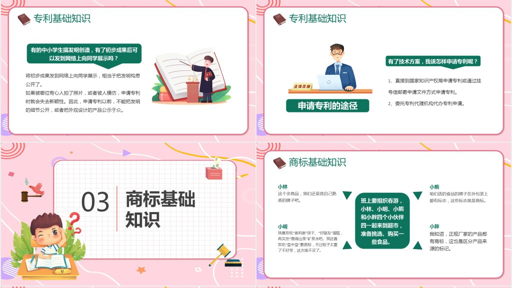 开展知识产权宣传进校园PPT课件 开展知识产权宣传进校园PPT课件