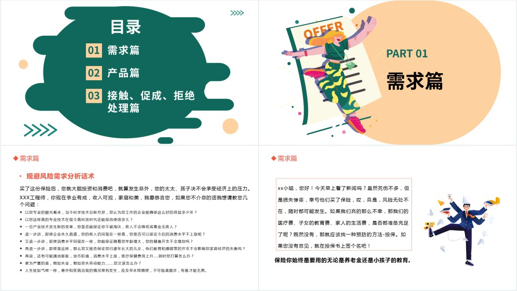 保险营销员话术培训PPT课件 保险营销员话术培训PPT课件