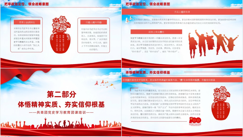 学党史强信念跟党走PPT党课 学党史强信念跟党走PPT党课