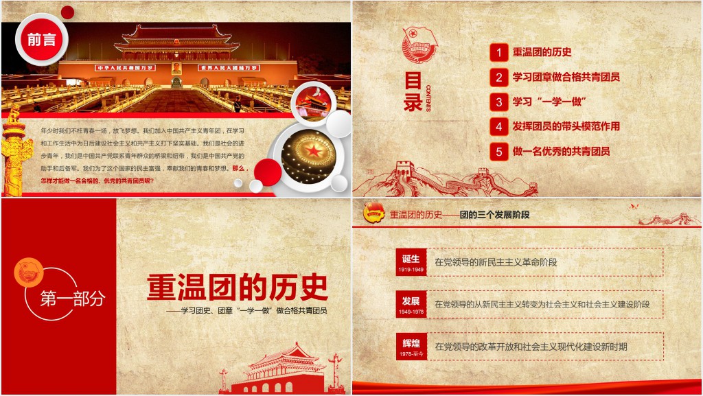 做合格共青团员团史团章一学一做学习PPT课件 做合格共青团员团史团章一学一做学习PPT课件