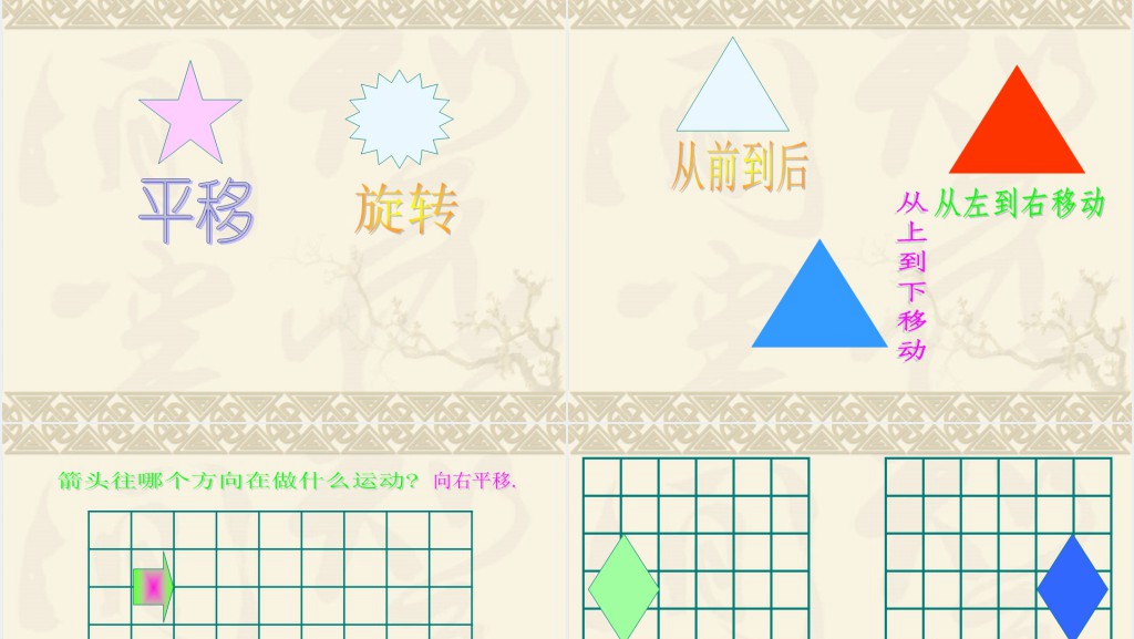 苏教版小学数学平移和旋转PPT课件 苏教版小学数学平移和旋转PPT课件