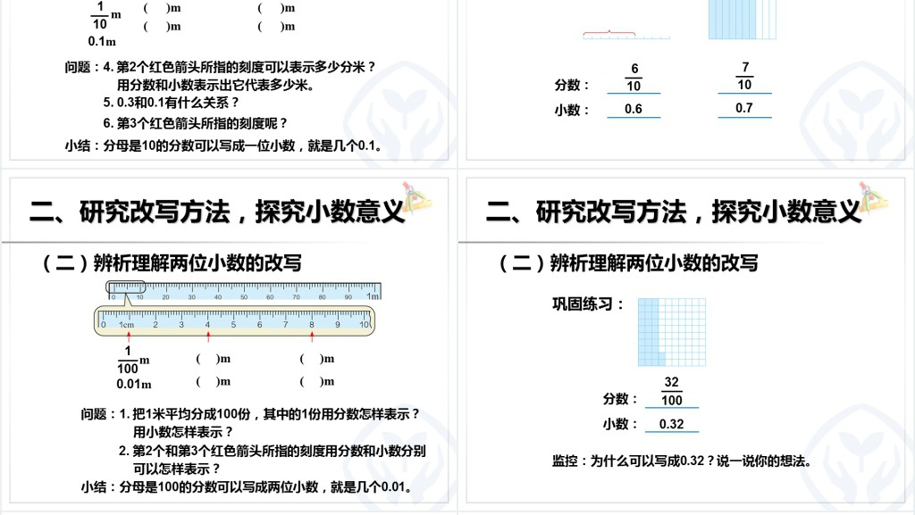 人教版小数的意义教案PPT课件 人教版小数的意义教案PPT课件