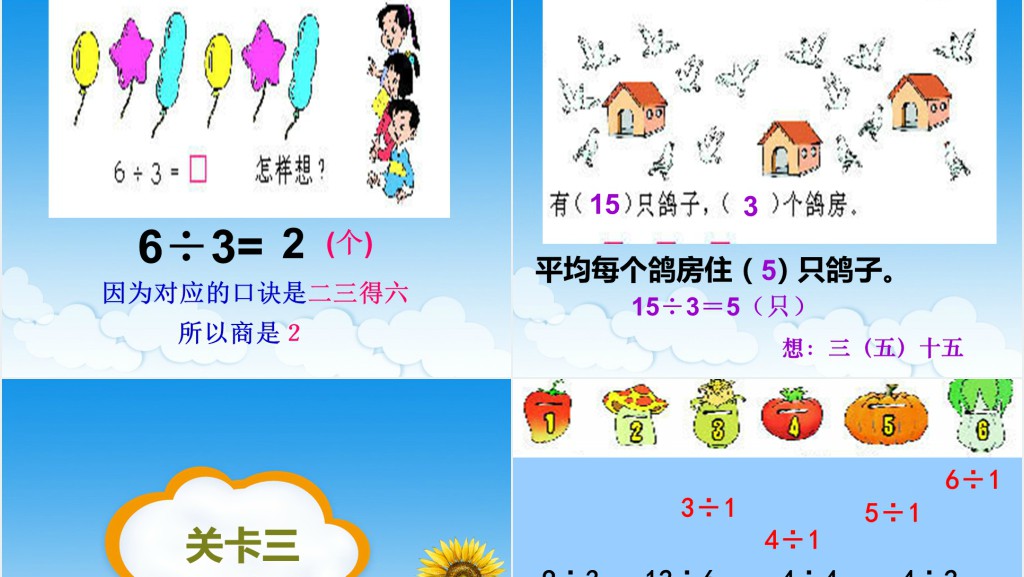 用2-6的乘法口诀求商教案PPT课件 用2-6的乘法口诀求商教案PPT课件