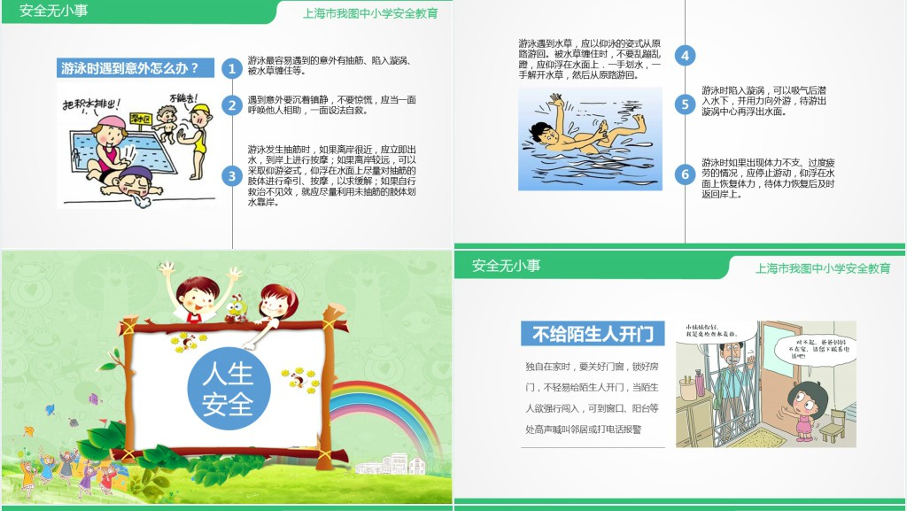 安全教育主题班会PPT课件