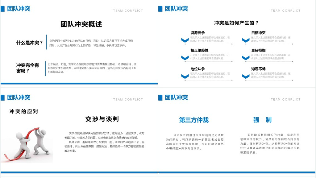 蓝色人物团队建设与管理