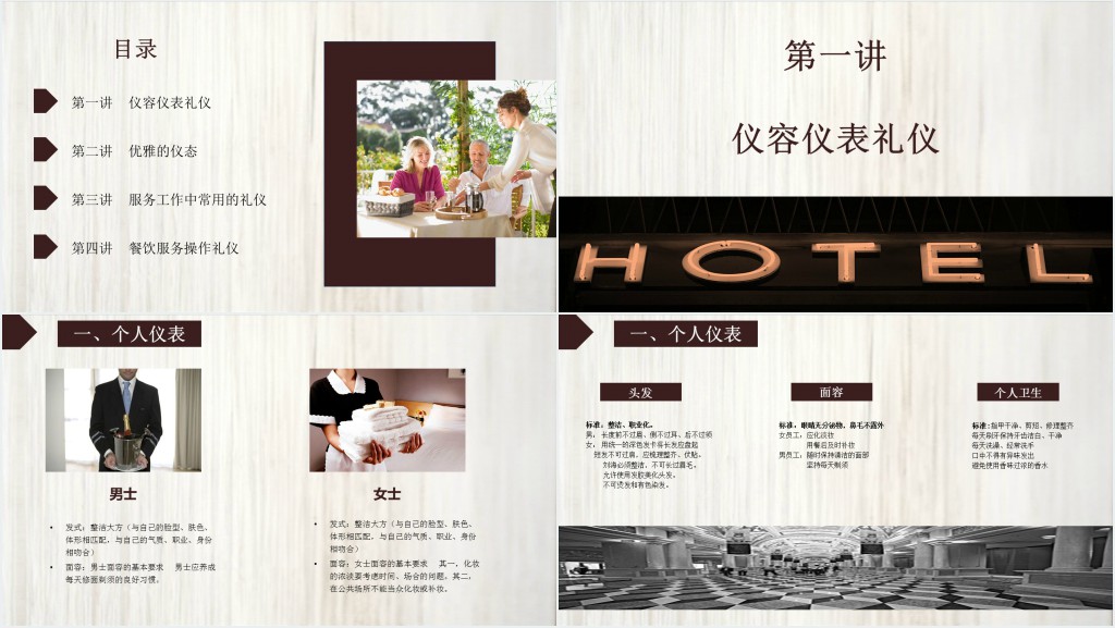 酒店人员仪容仪表礼貌礼仪培训PPT课件 酒店人员仪容仪表礼貌礼仪培训PPT课件