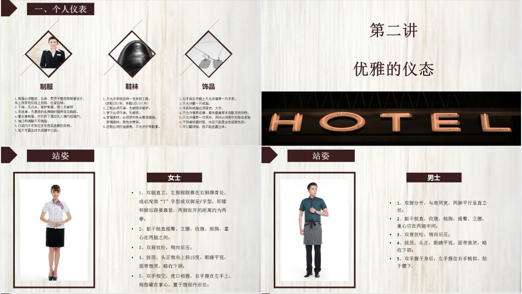 酒店人员仪容仪表礼貌礼仪培训PPT课件 酒店人员仪容仪表礼貌礼仪培训PPT课件