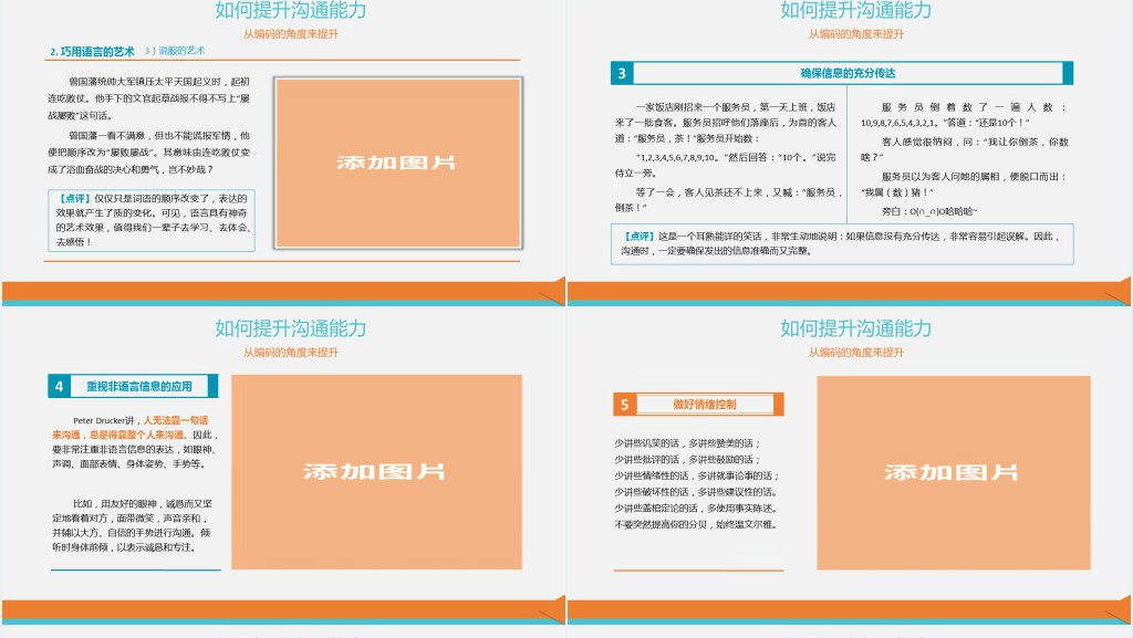 企业实用新员工入职培训之如何提高沟通技能PPT