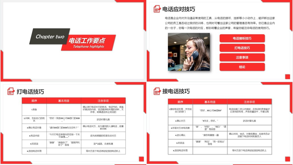 大气简约前台培训教育培训PPT模板 大气简约前台培训教育培训PPT模板