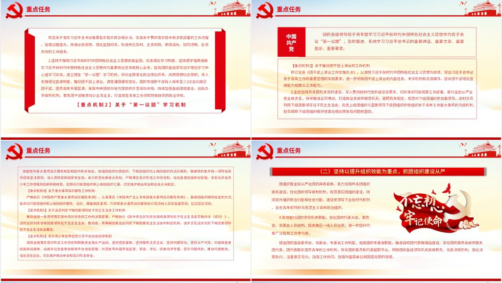 新时代全面从严治团实施纲要PPT党课 新时代全面从严治团实施纲要PPT党课