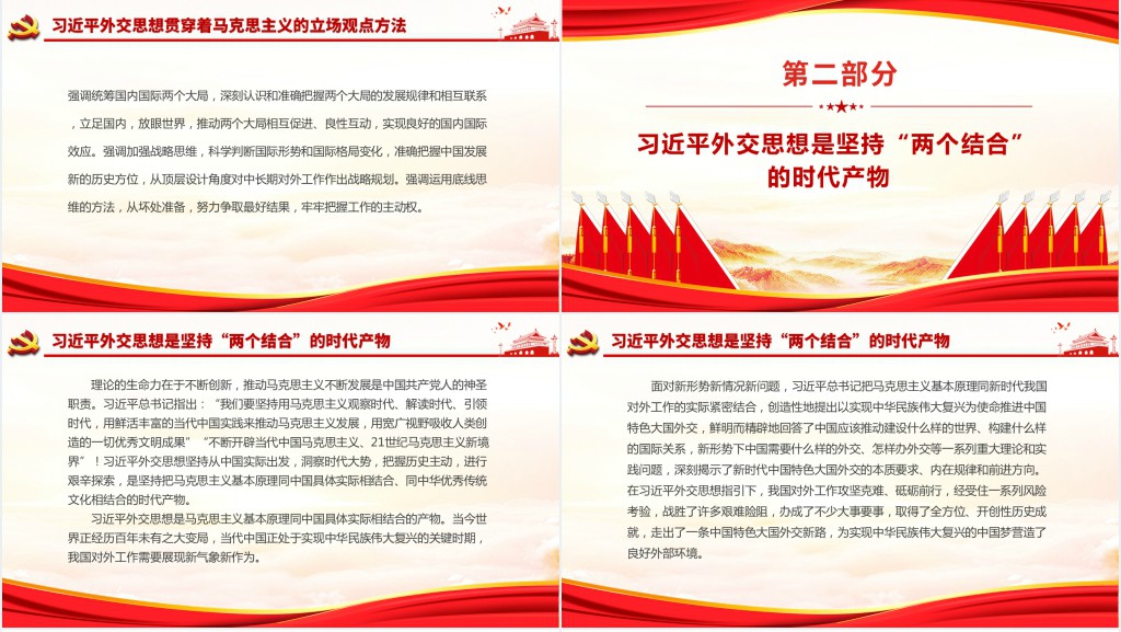 学习 《习近平外交思想学习纲要》PPT党课 学习 《习近平外交思想学习纲要》PPT党课