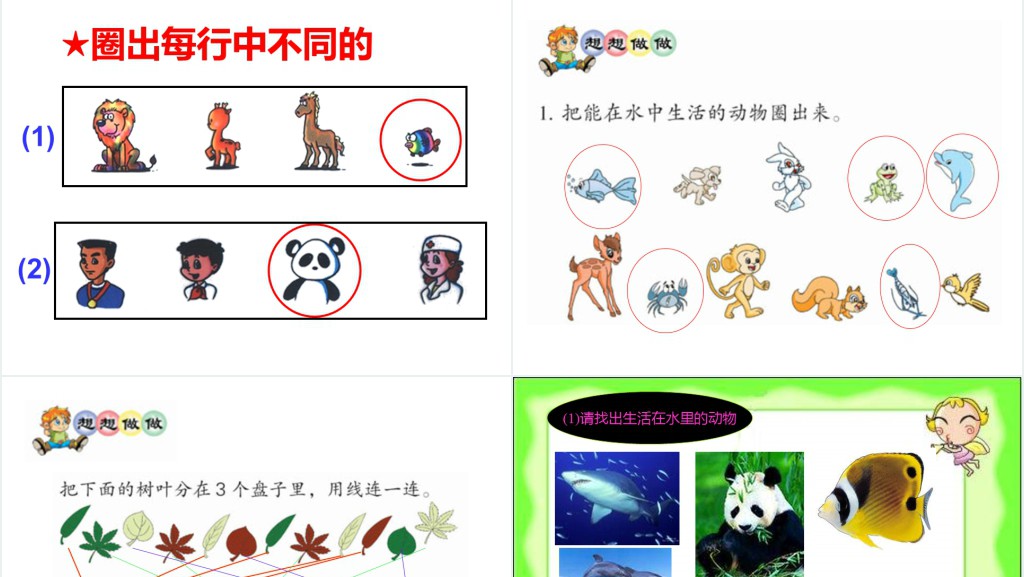 小学一年级下册数学分类与整理PPT课件 小学一年级下册数学分类与整理PPT课件