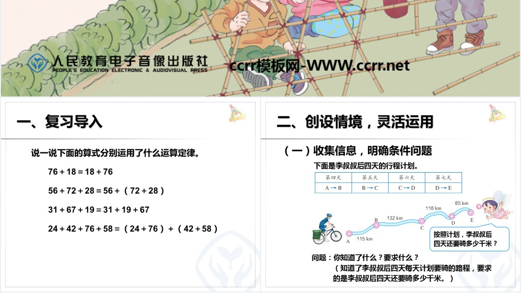 加法运算定律的应用课件 加法运算定律的应用课件
