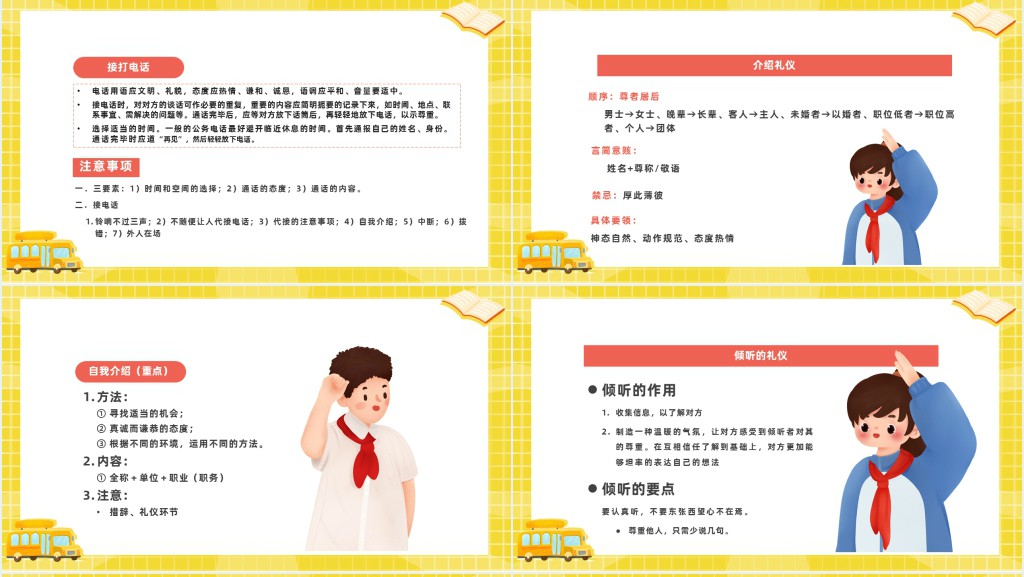 高中生基本礼仪知识PPT课件 高中生基本礼仪知识PPT课件
