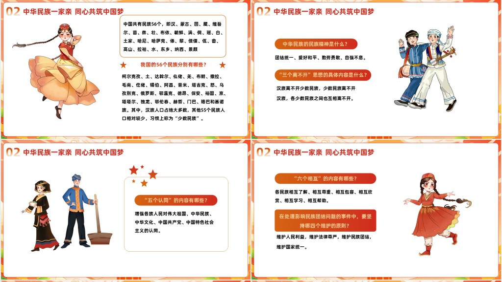 中华民族一家亲同心共筑中国梦PPT党课 中华民族一家亲同心共筑中国梦PPT党课