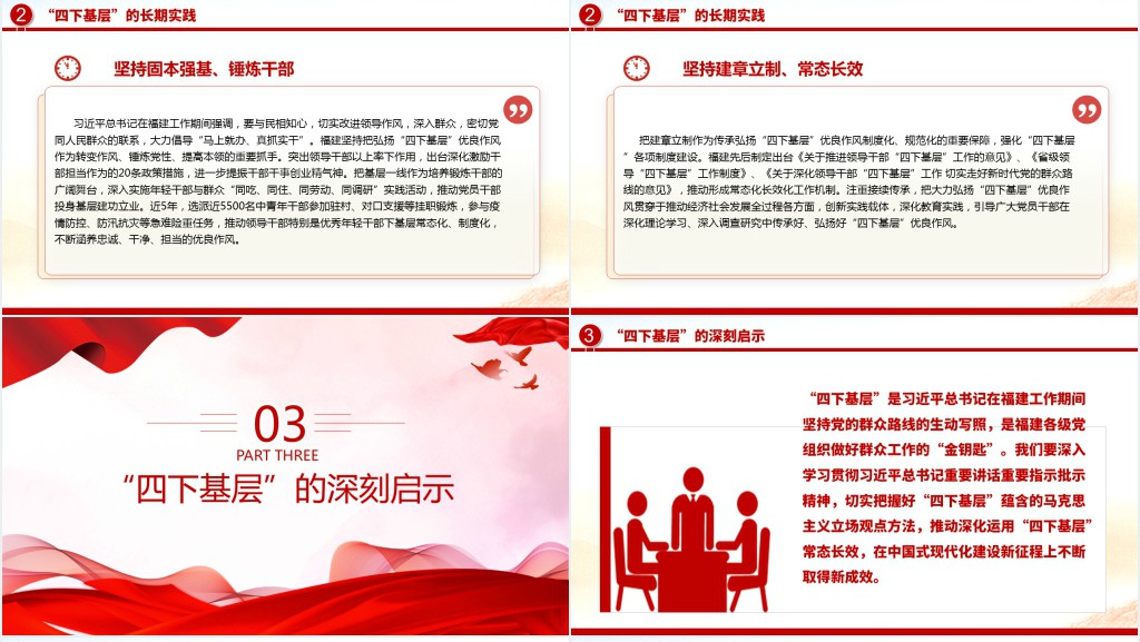 坚持“四下基层” 走好群众路线PPT党课 坚持“四下基层” 走好群众路线PPT党课