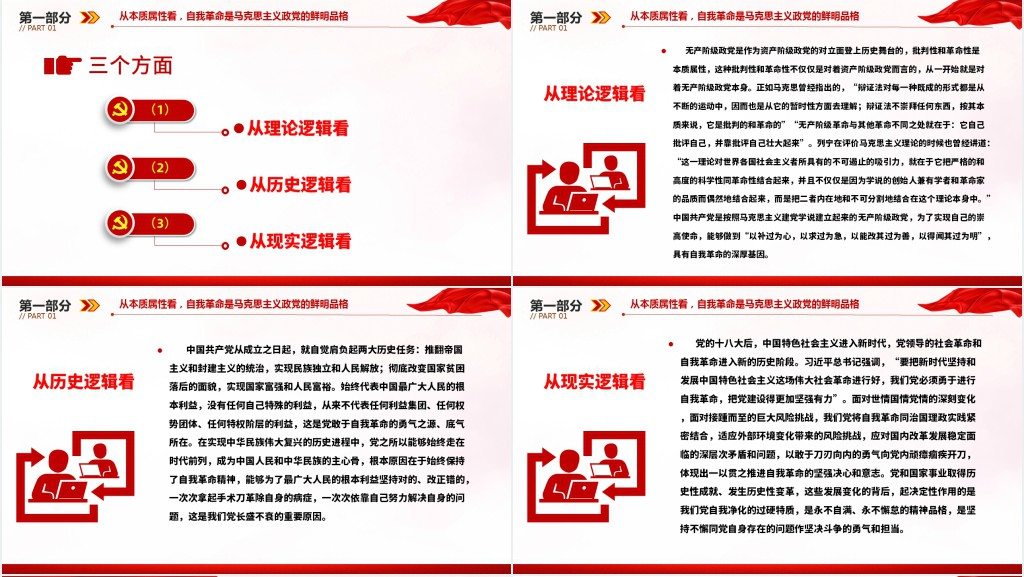 准确把握党的自我革命的深刻内涵PPT党课