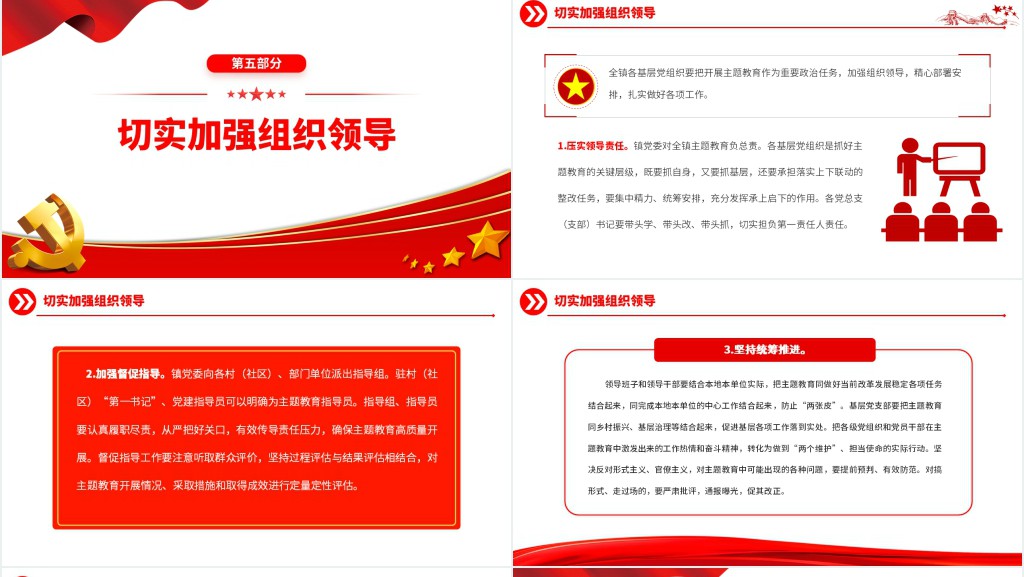 第二批主题教育实施方案PPT党课 第二批主题教育实施方案PPT党课