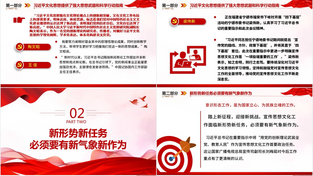 思想旗帜引领方向 实干笃行开创新局PPT党课 思想旗帜引领方向 实干笃行开创新局PPT党课