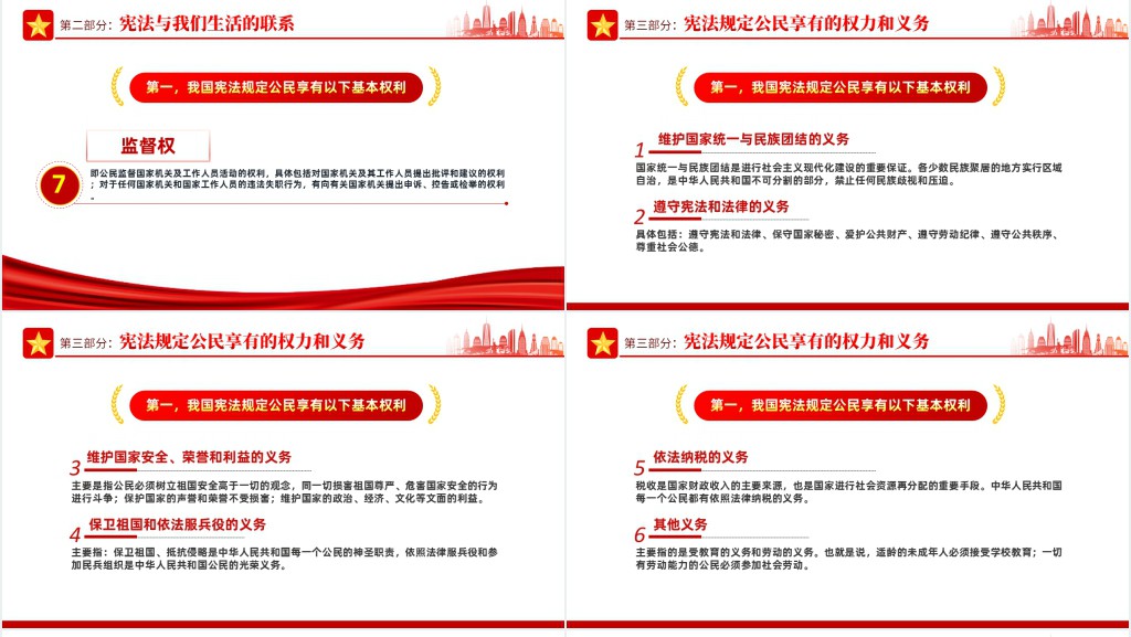 学习宣传贯彻党的二十大精神推动全面贯彻实施宪法PPT党课 学习宣传贯彻党的二十大精神推动全面贯彻实施宪法PPT党课
