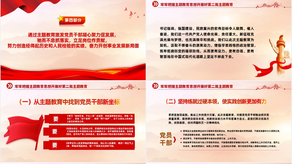 牢牢把握主题教育思想开展第二批主题教育PPT党课 牢牢把握主题教育思想开展第二批主题教育PPT党课