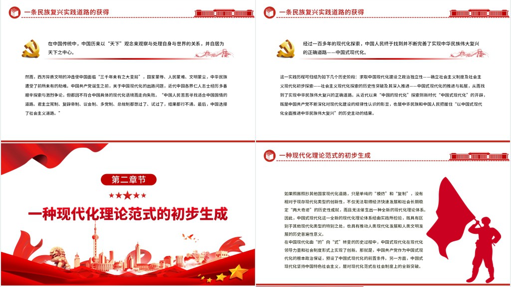 从“中国的现代化”到“中国式现代化”PPT党课 从“中国的现代化”到“中国式现代化”PPT党课