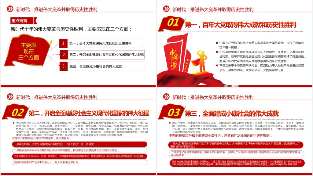 新时代新思想与中国式现代化新篇章PPT党课