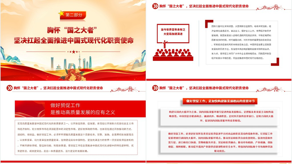 以高水平对外开放拓展中国式现代化发展空间PPT党课 以高水平对外开放拓展中国式现代化发展空间PPT党课