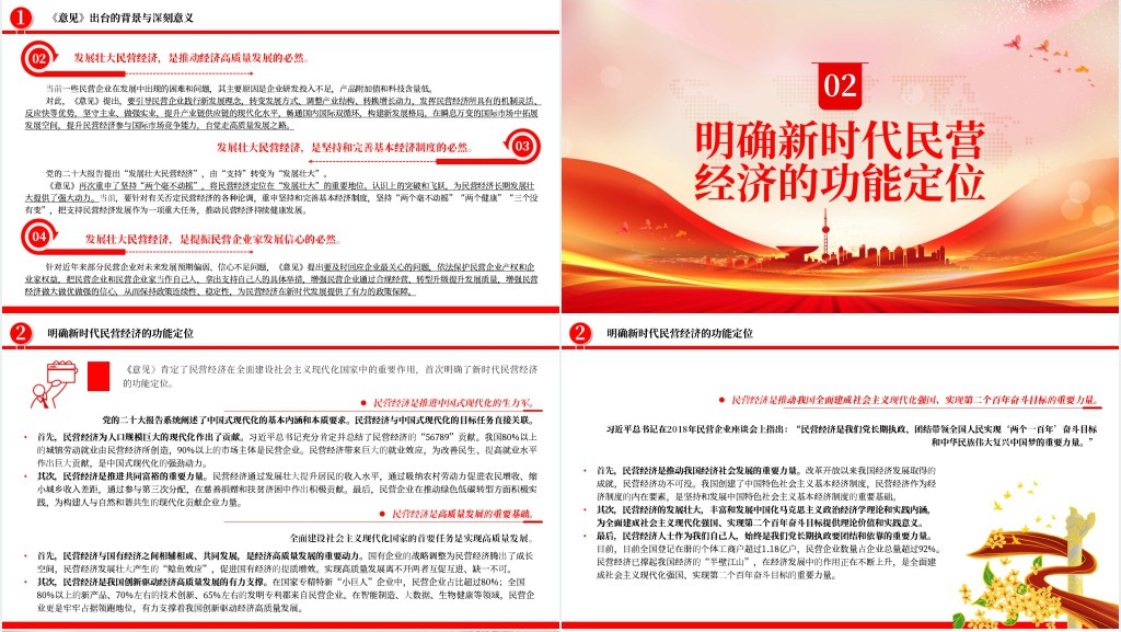 促进民营经济发展壮大推进中国式现代化建设PPT党课 促进民营经济发展壮大推进中国式现代化建设PPT党课