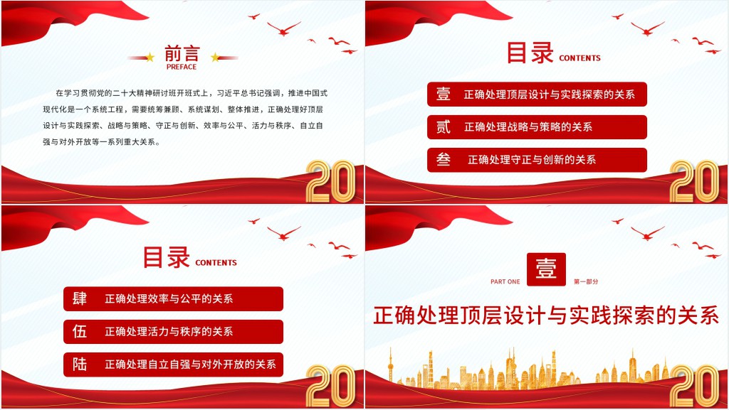 推进中国式现代化要正确处理好的重大关系PPT党课 推进中国式现代化要正确处理好的重大关系PPT党课