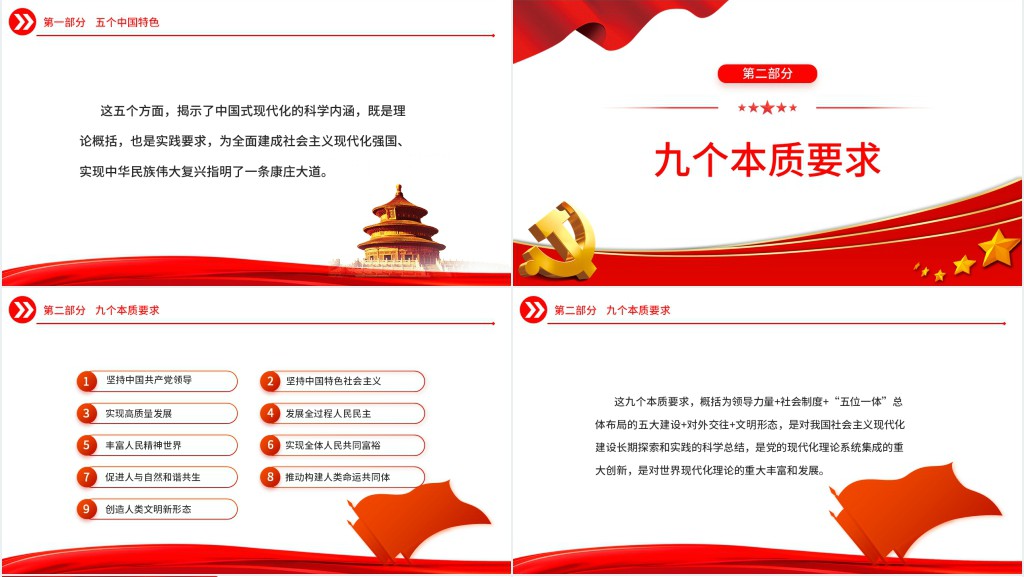 总书记谈中国式现代化PPT党课