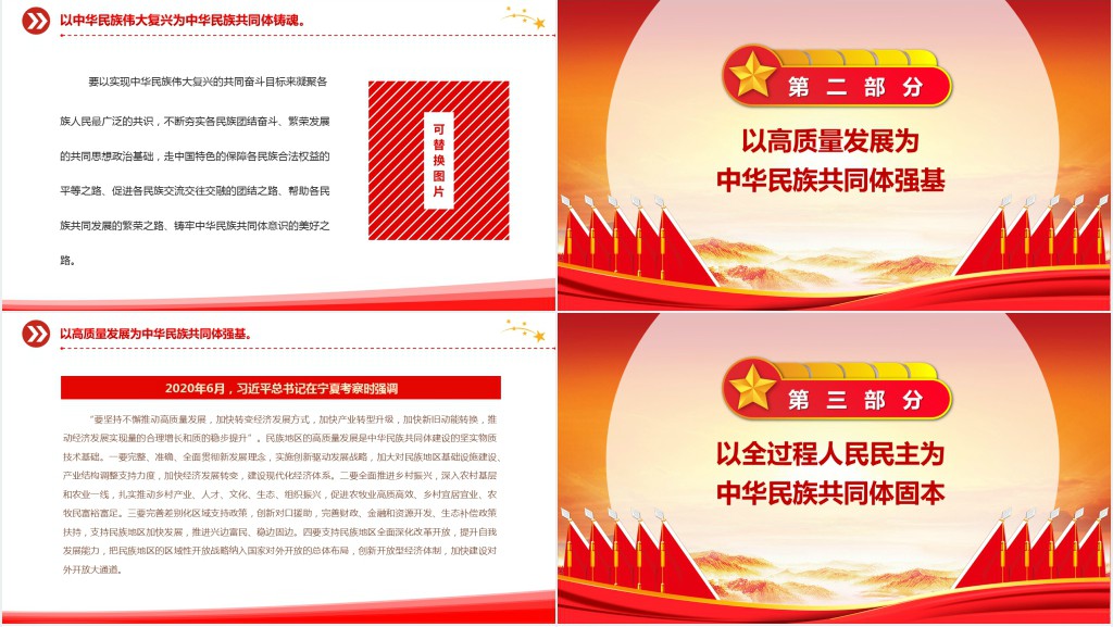 以中国式现代化全面推进中华民族共同体建设PPT党课