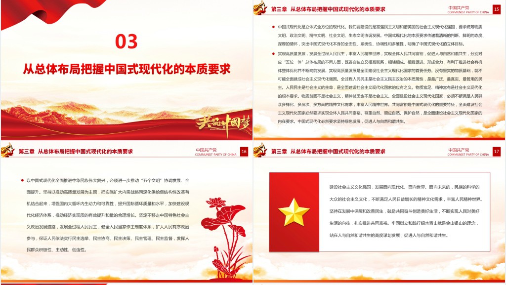 牢牢把握中国式现代化的本质要求PPT党课 牢牢把握中国式现代化的本质要求PPT党课