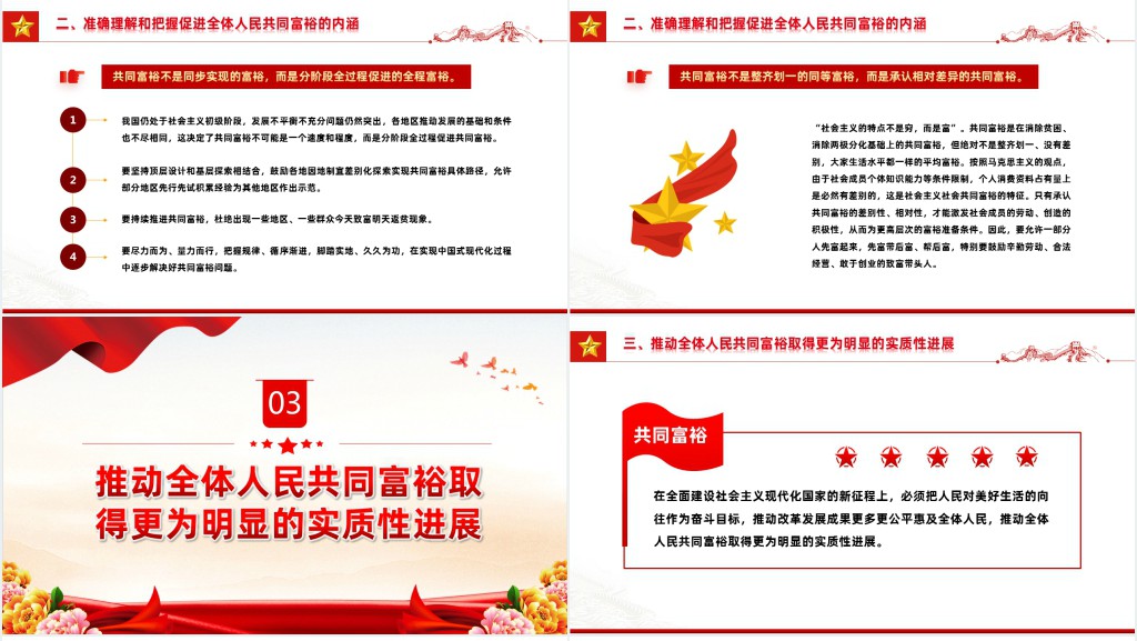 沿着中国现代化道路走共同富裕PPT党课 沿着中国现代化道路走共同富裕PPT党课