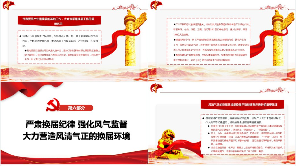 扎实推进市级领导班子换届工作PPT党课