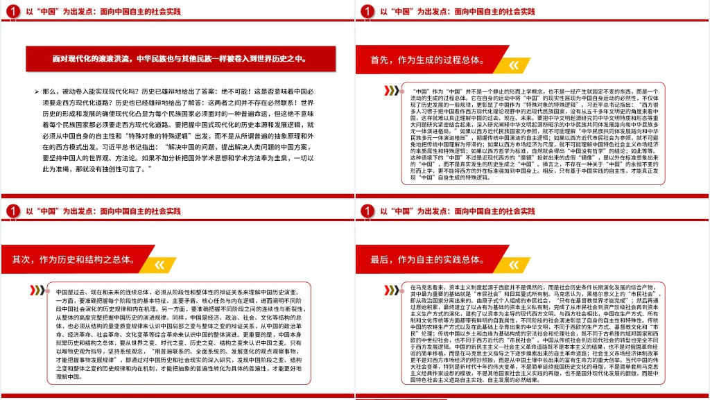 中国式现代化与中国自主知识体系构建PPT党课 中国式现代化与中国自主知识体系构建PPT党课