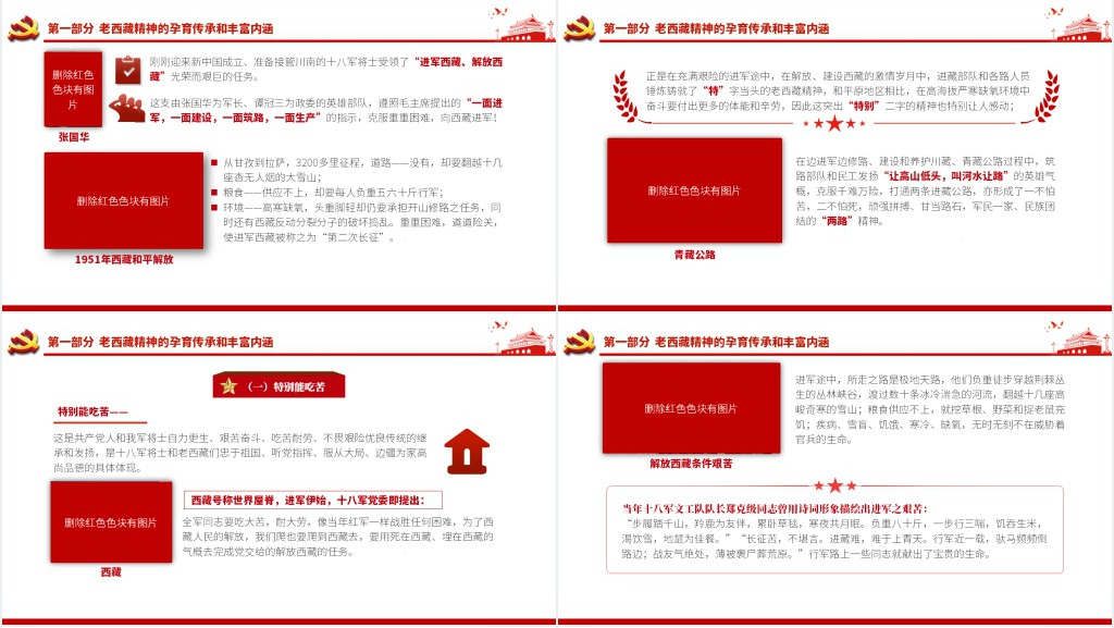 弘扬老西藏精神PPT党课 弘扬老西藏精神PPT党课