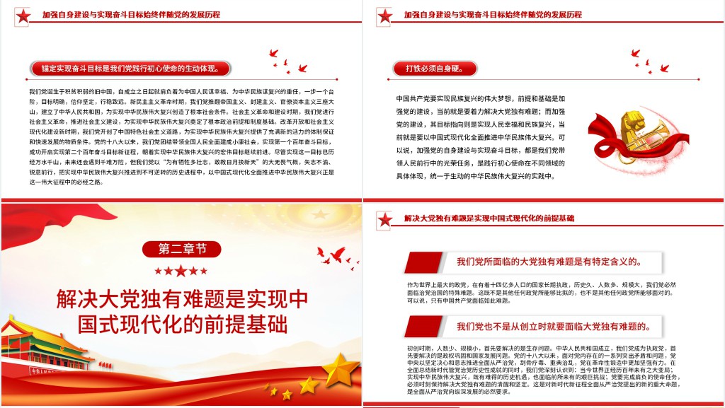 解决大党独有难题与中国式现代化的内在逻辑PPT党课 解决大党独有难题与中国式现代化的内在逻辑PPT党课