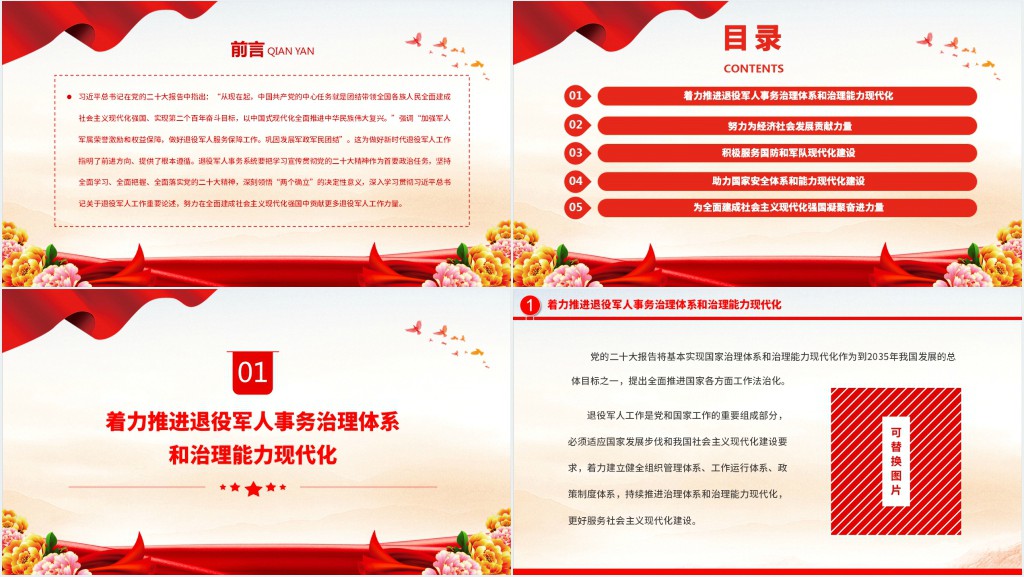 为社会主义现代化强国建设贡献退役军人工作力量PPT党课 为社会主义现代化强国建设贡献退役军人工作力量PPT党课