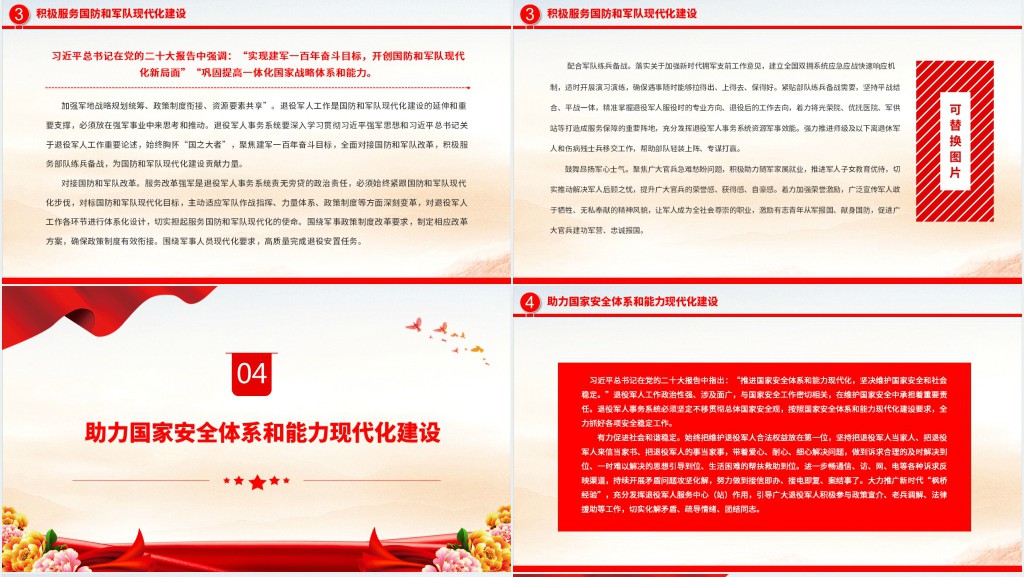 为社会主义现代化强国建设贡献退役军人工作力量PPT党课 为社会主义现代化强国建设贡献退役军人工作力量PPT党课