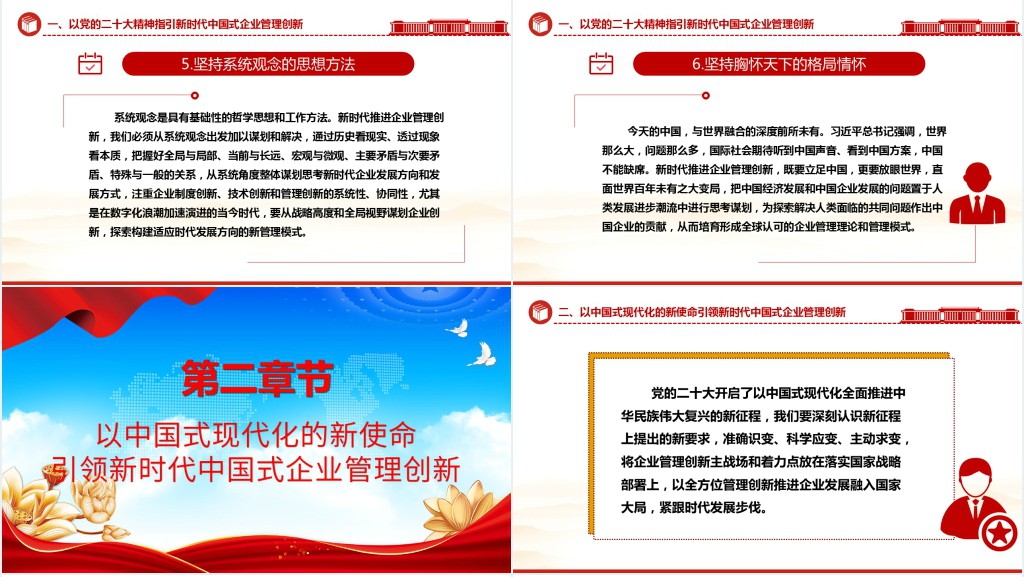 全面开启中国式企业管理创新实践PPT党课