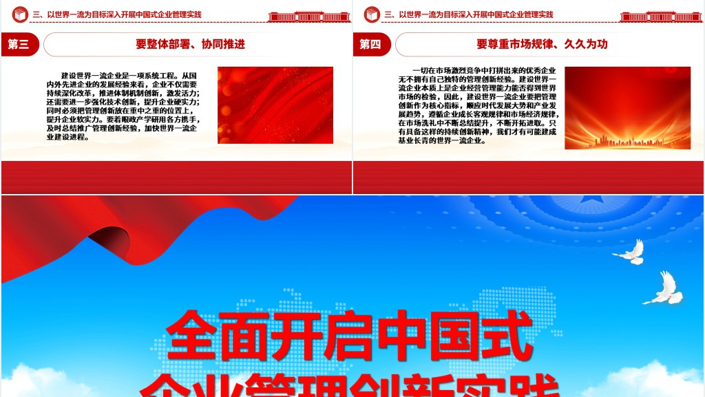 全面开启中国式企业管理创新实践PPT党课