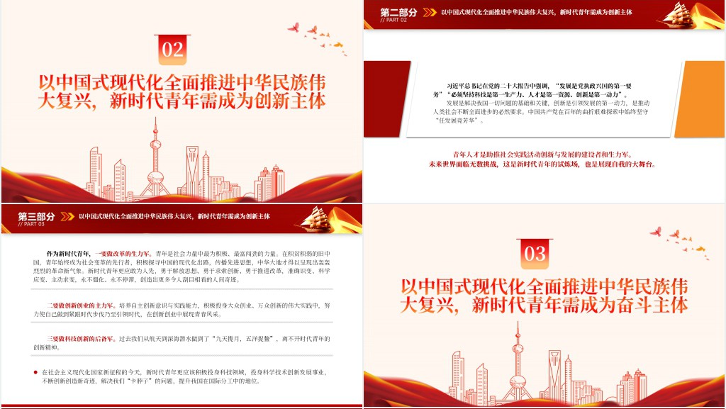 践行青春使命担当助力中国式现代化PPT党课 践行青春使命担当助力中国式现代化PPT党课